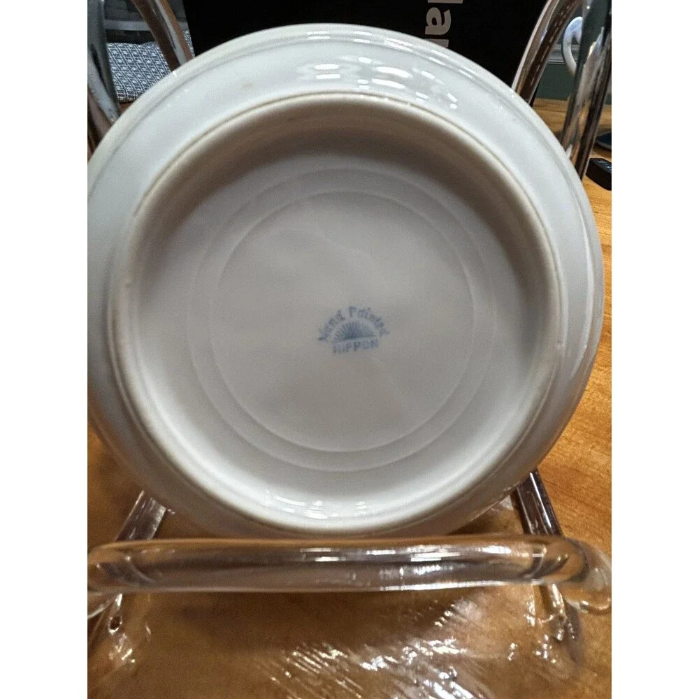 Nippon Boy Google Eyes Hand Painted Bowl Vintage - Picture 5 of 6
